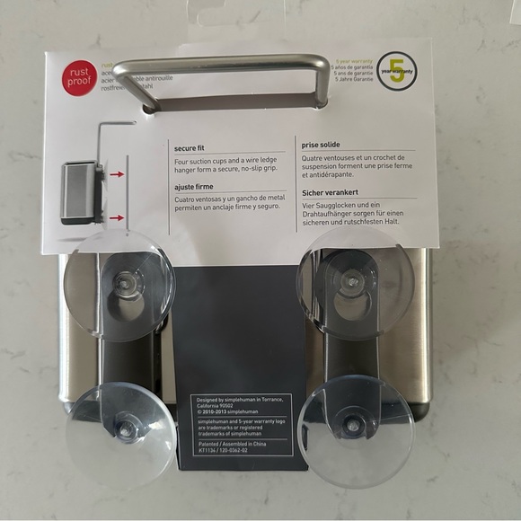 NEW Simplehuman SLIM Sink Caddy - Picture 4 of 6
